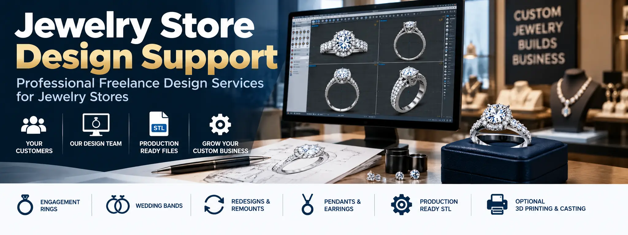 Jewelry Store Freelance Support