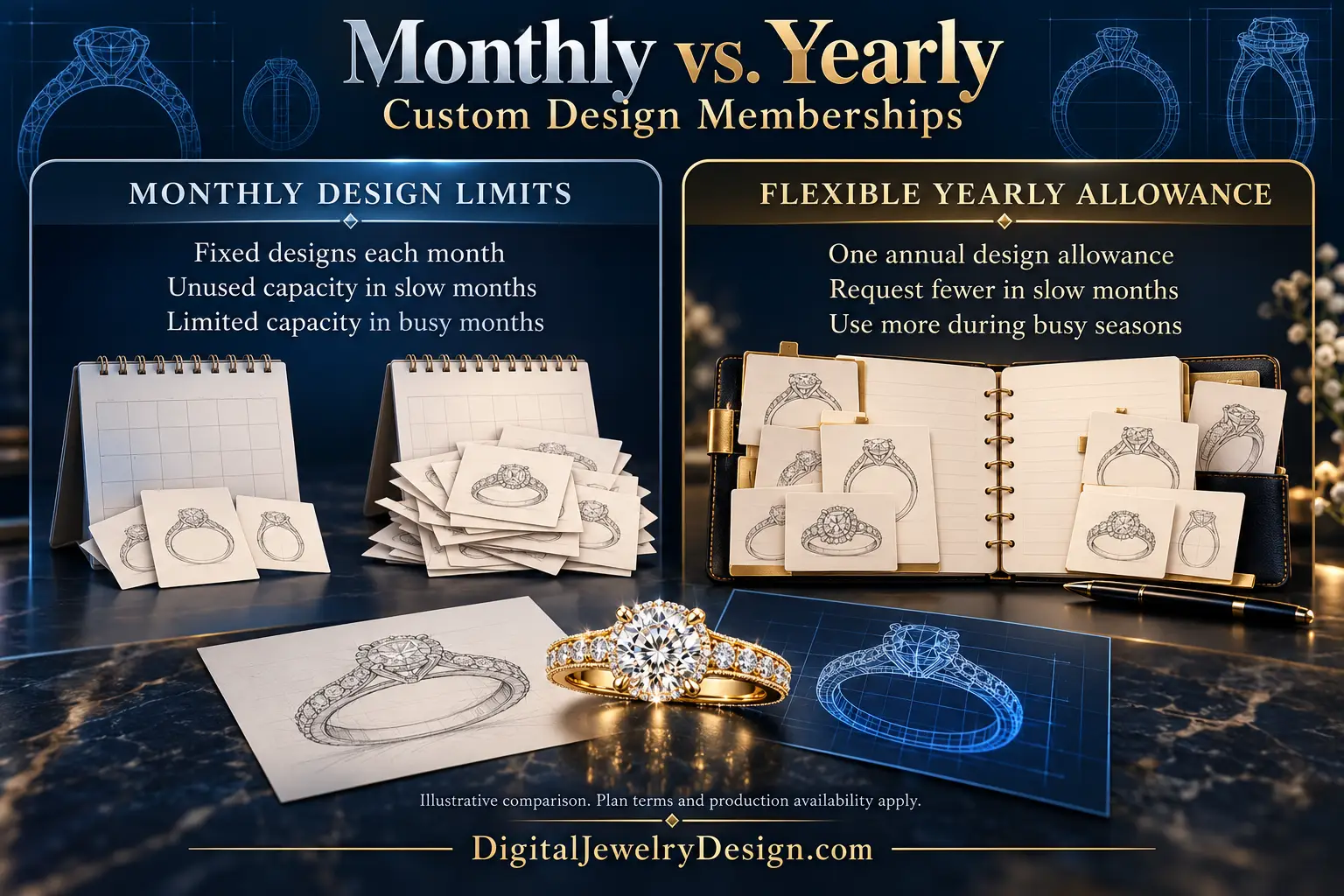 monthly vs yearly